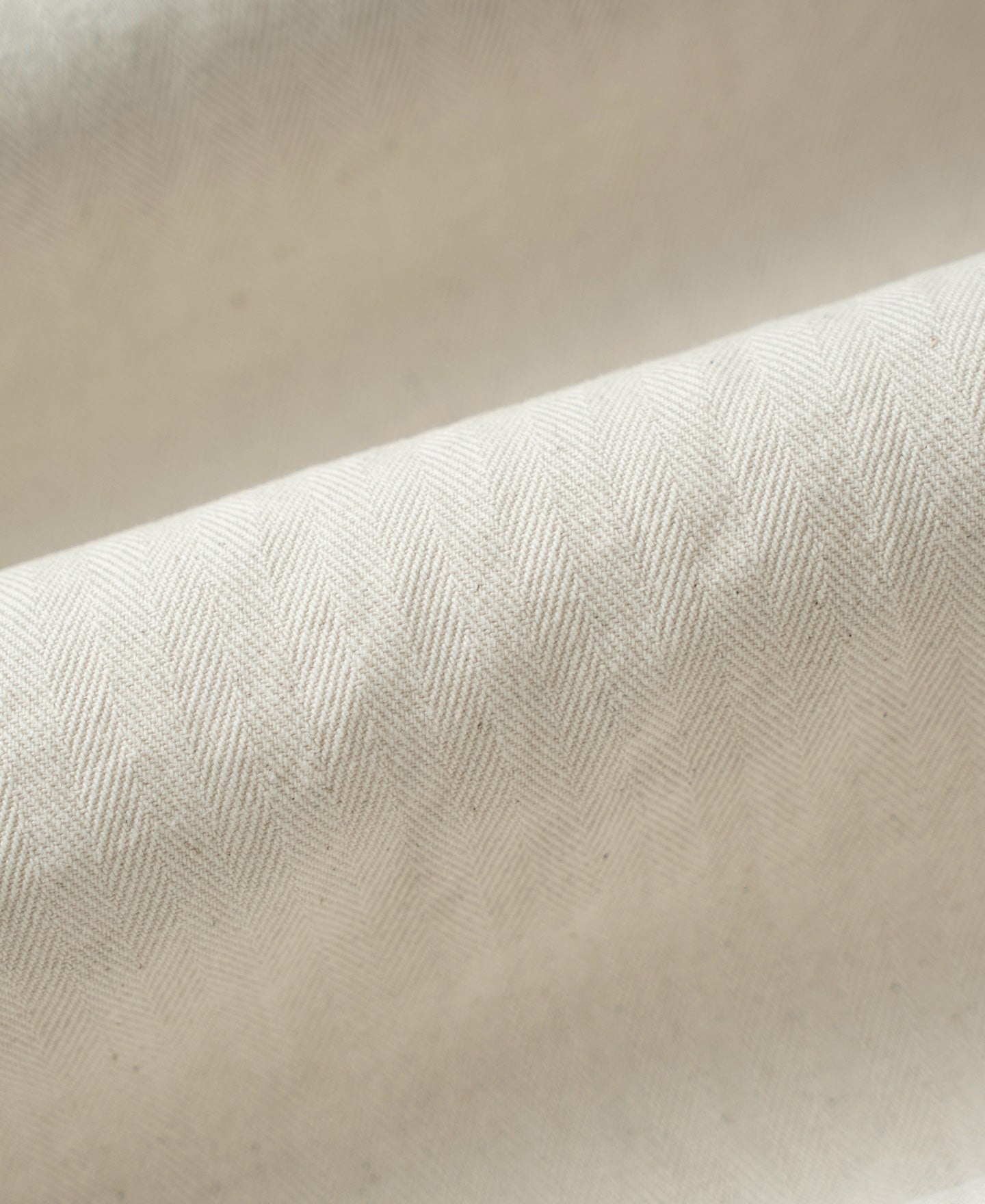 1940s USN-Inspired Herringbone Deck Trousers - White