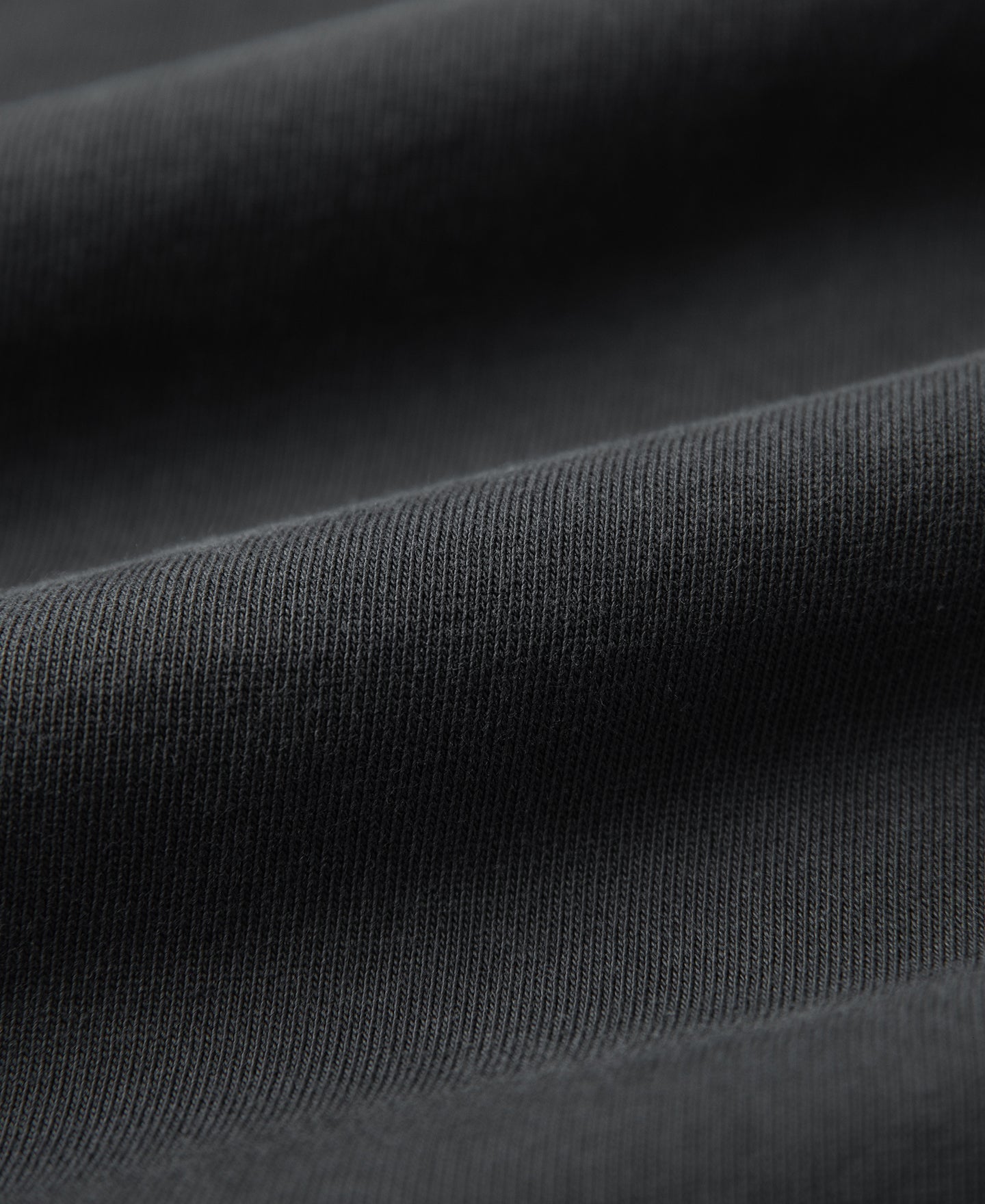 Sun-Washed Cotton Long Sleeve T-Shirt - Vintage Black
