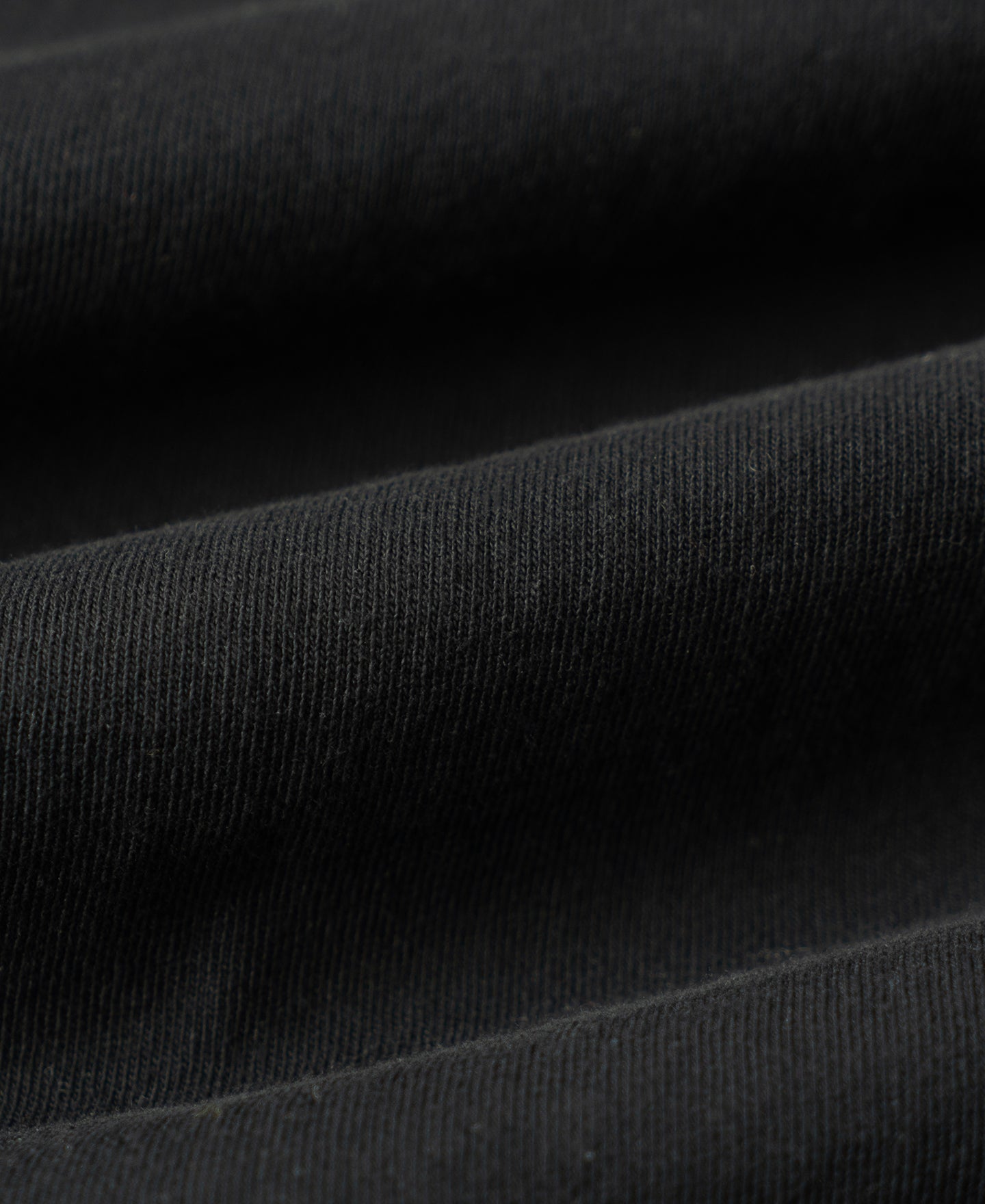 Regular Fit Heavyweight Tubular Jersey T-Shirt - Black