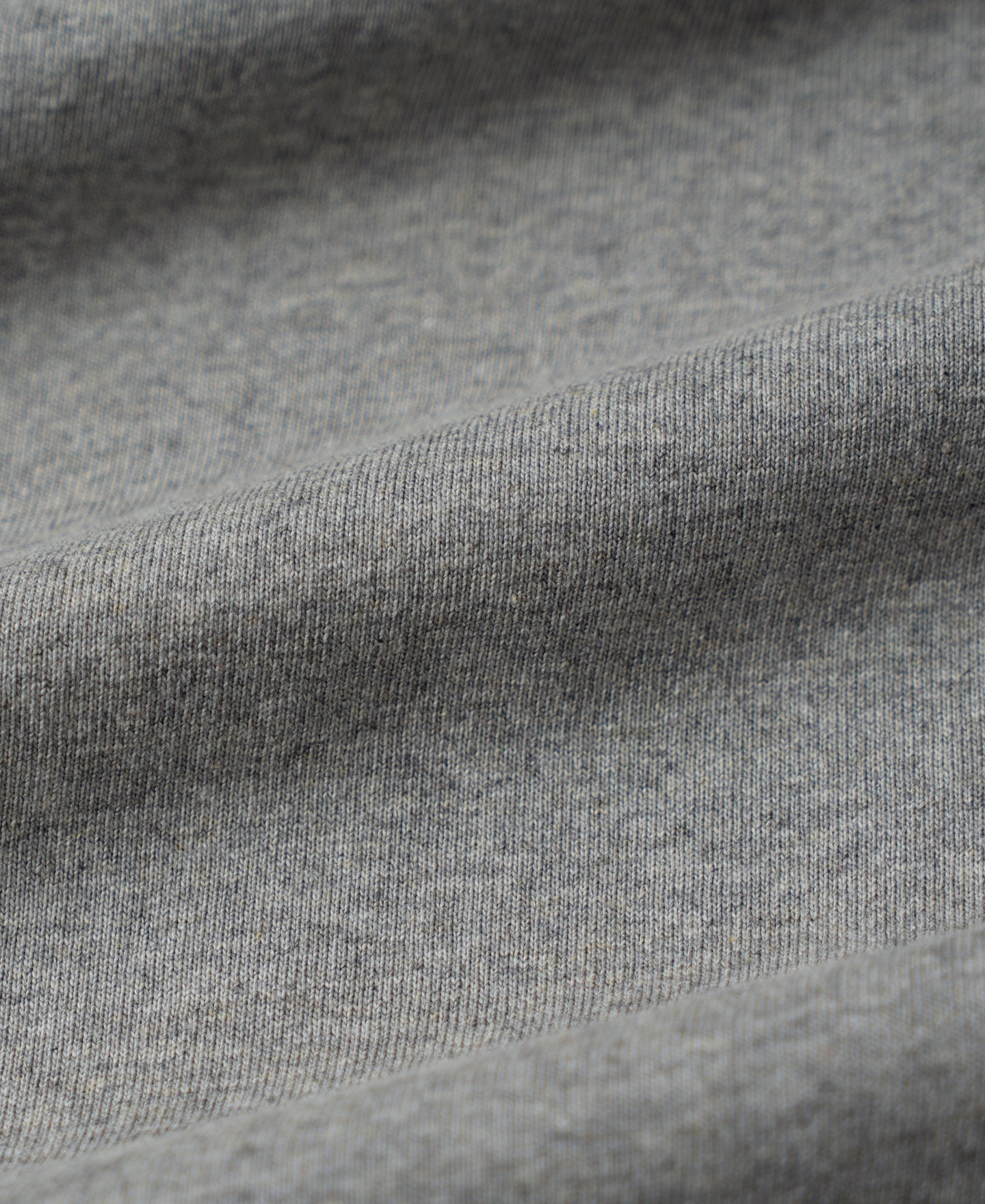 1950s V-Gusset Cotton T-Shirt - Heather Gray