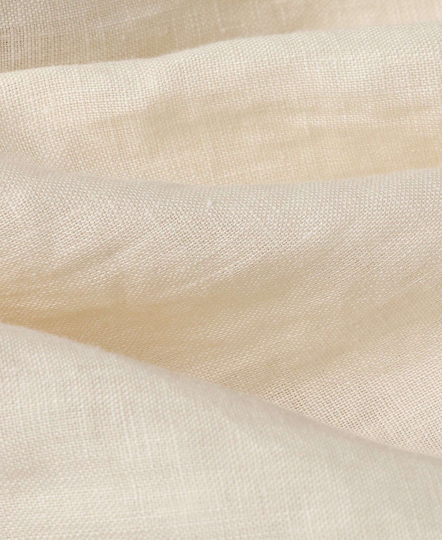 Lot 220A Cuban Collar Linen Shirt - Apricot