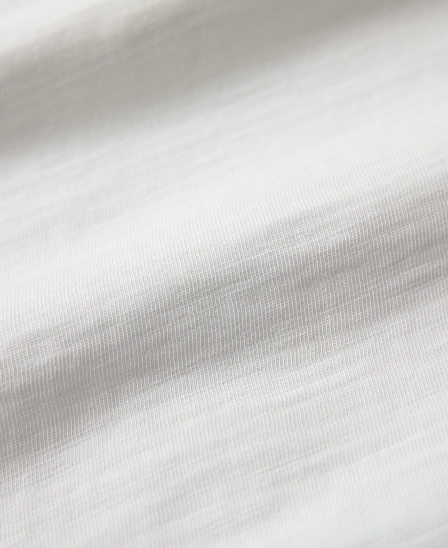 Heavyweight Slub Cotton Short Sleeve T-Shirt - White