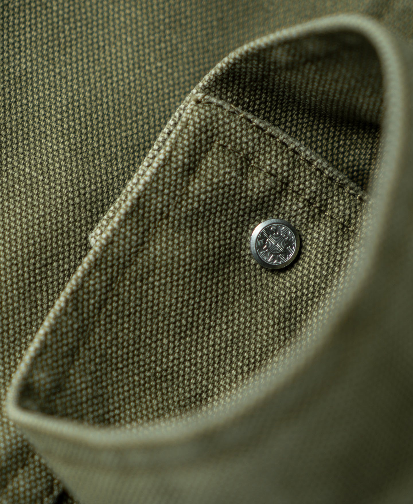 Classic Canvas Cruiser Cropped Jacket - Olive