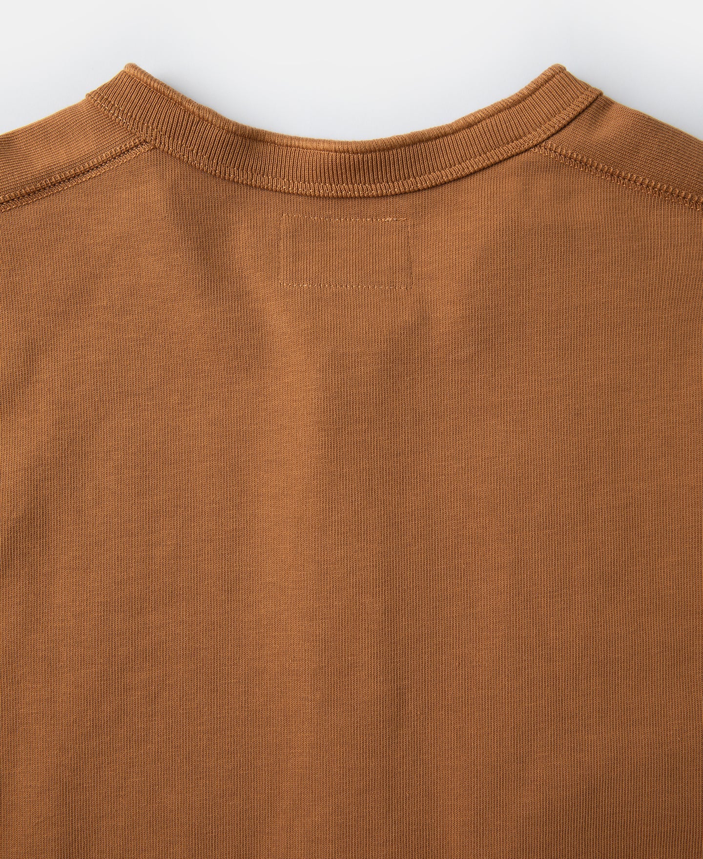 Vintage Long Sleeve Henley Shirt - Orange