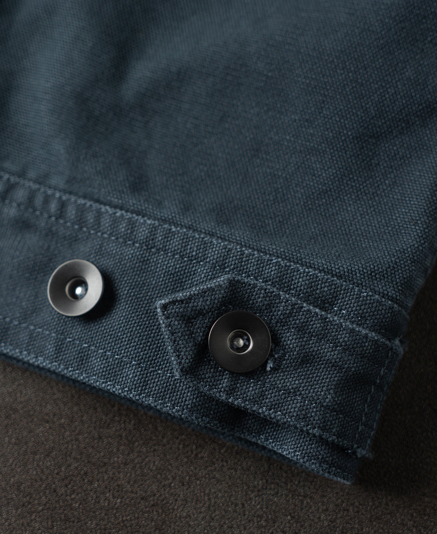 Classic Canvas Cruiser Cropped Jacket - Navy