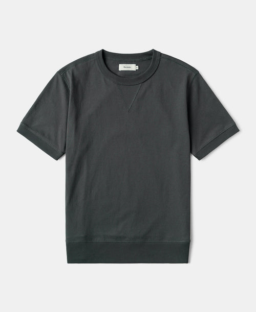 1950s V-Gusset Cotton T-Shirt - Vintage Black