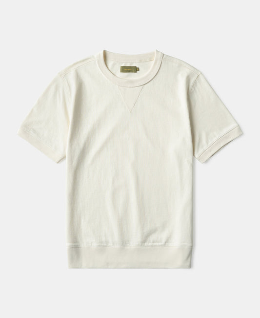 1950s V-Gusset Cotton T-Shirt - White