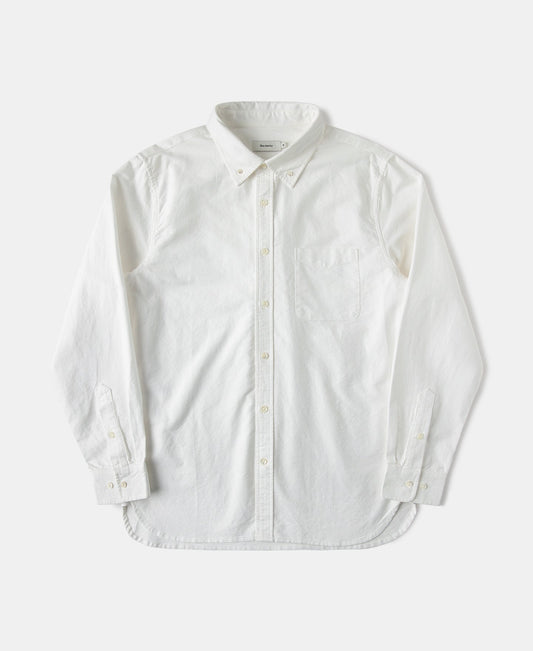 Classic Button-Down Oxford Shirt - White