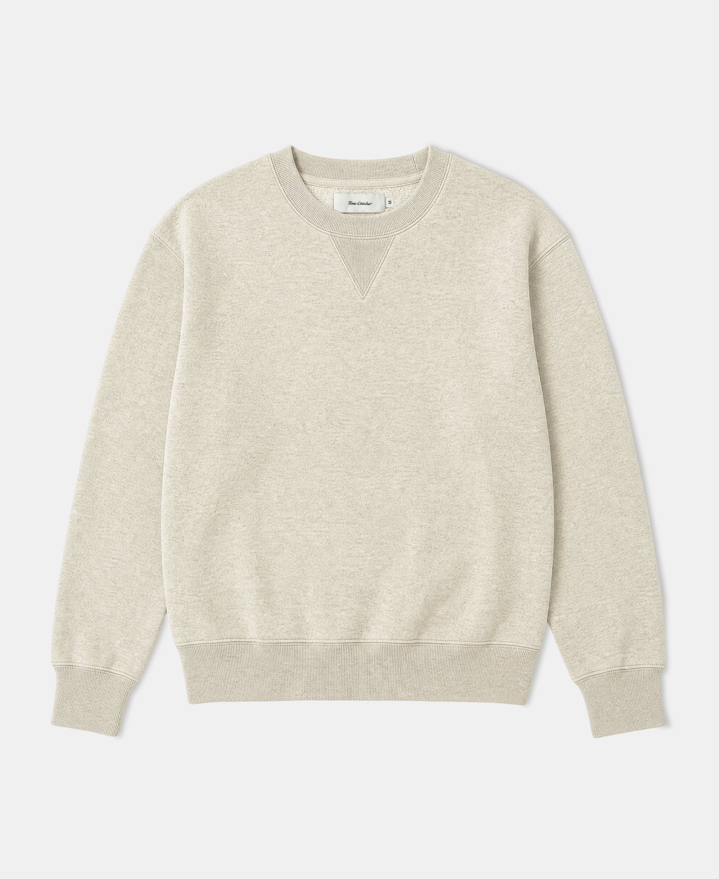Heavyweight Double V-Gusset Tubular Sweatshirt - Apricot