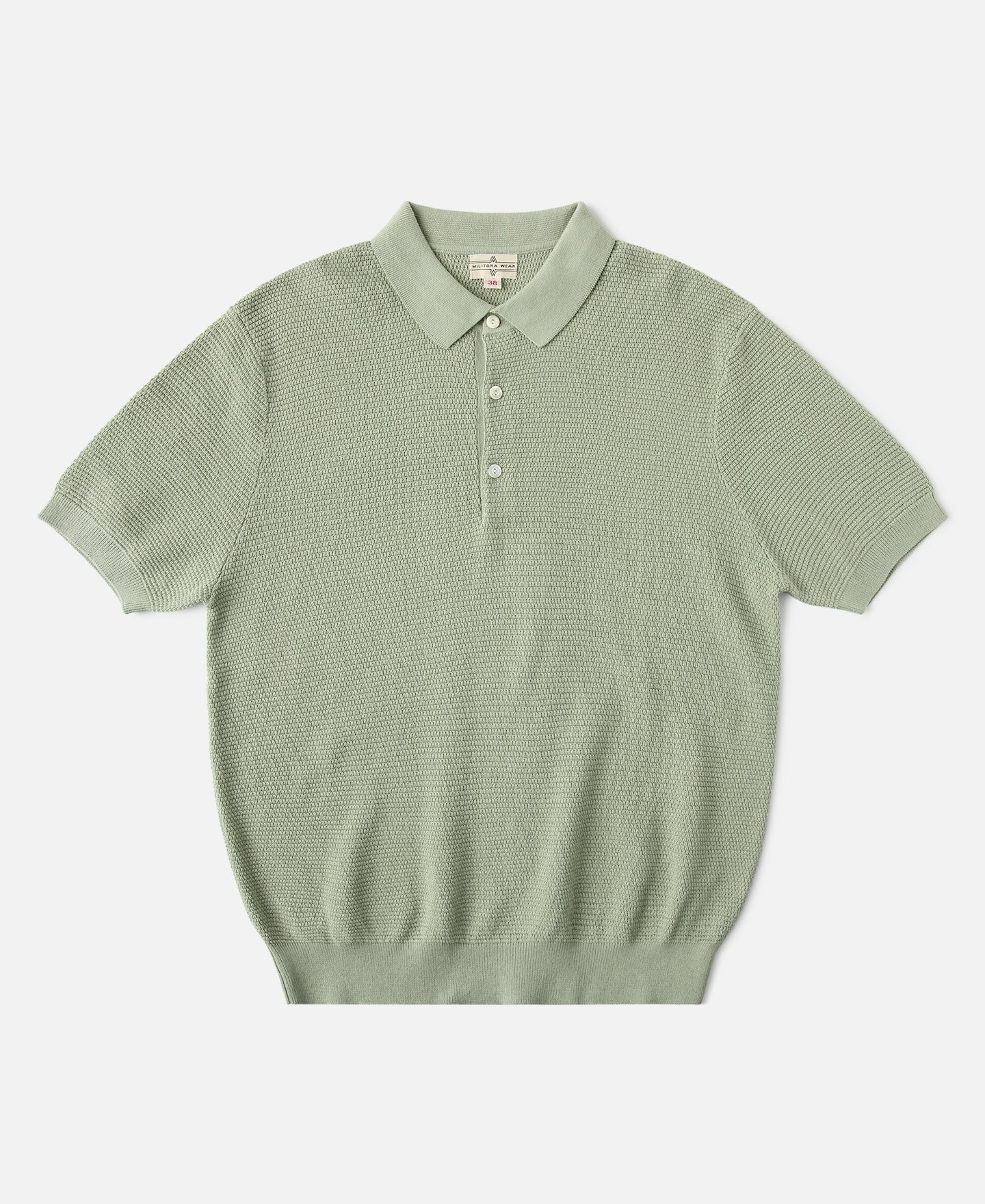Lot 926 Jacquard Short Sleeve Polo Shirt - Light Green