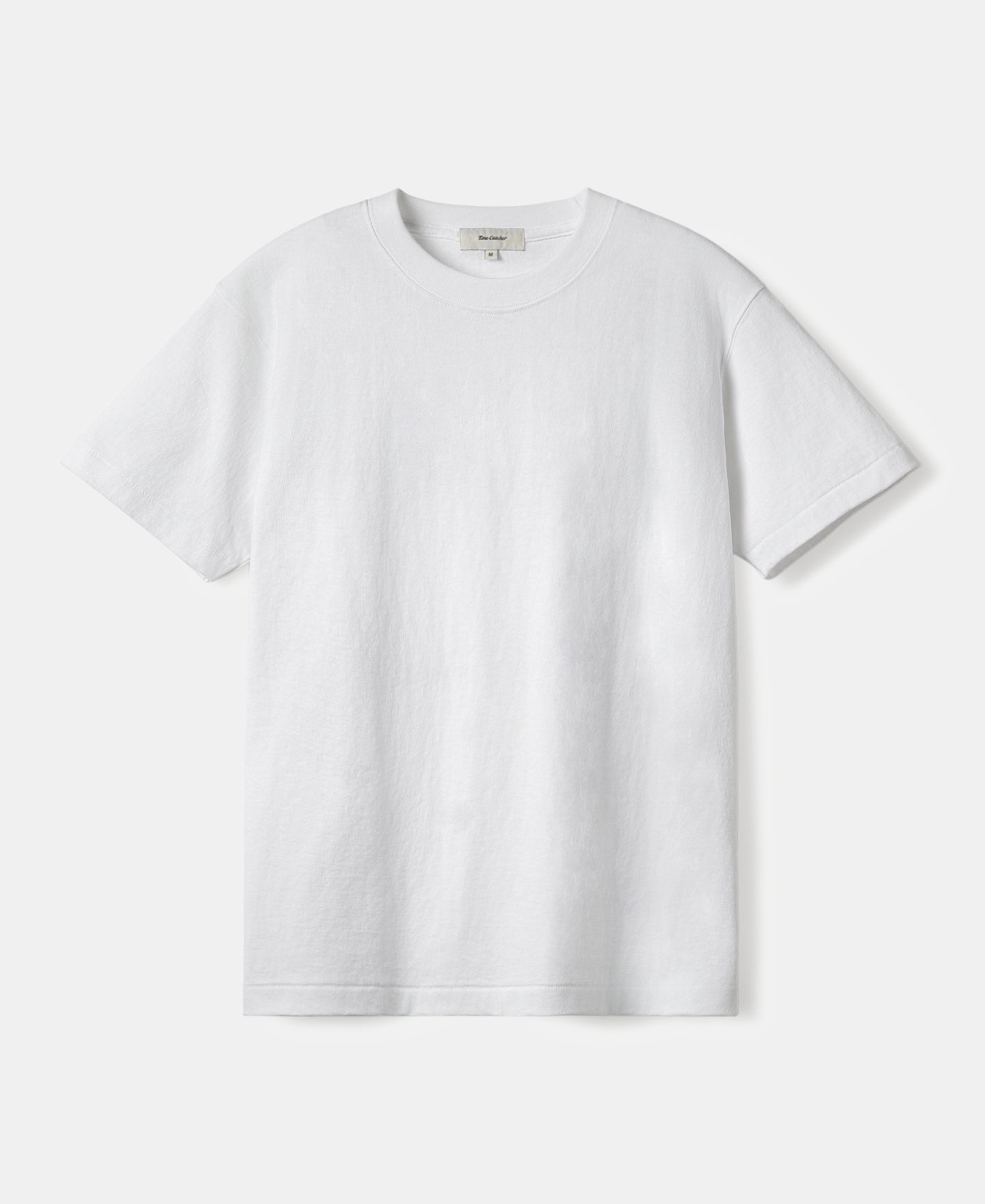 Regular Fit Heavyweight Tubular Jersey T-Shirt - White