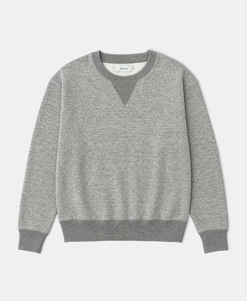 Heavyweight Double V-Gusset Tubular Sweatshirt - Heather Gray