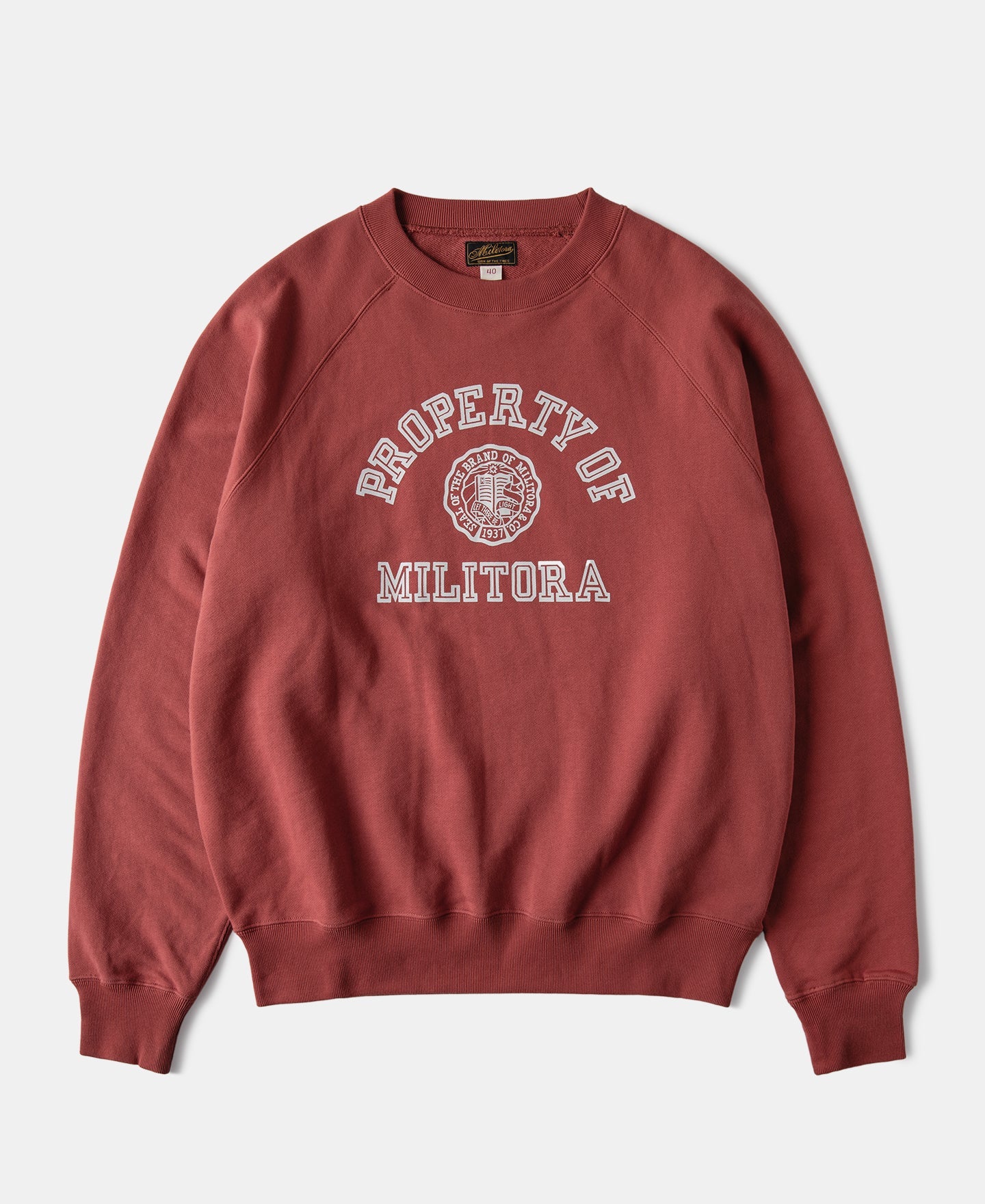 Lot 121 1950s College Athletic Sweatshirt - Red