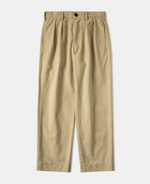 Classic Fit Two-Pleated Chino - Khaki