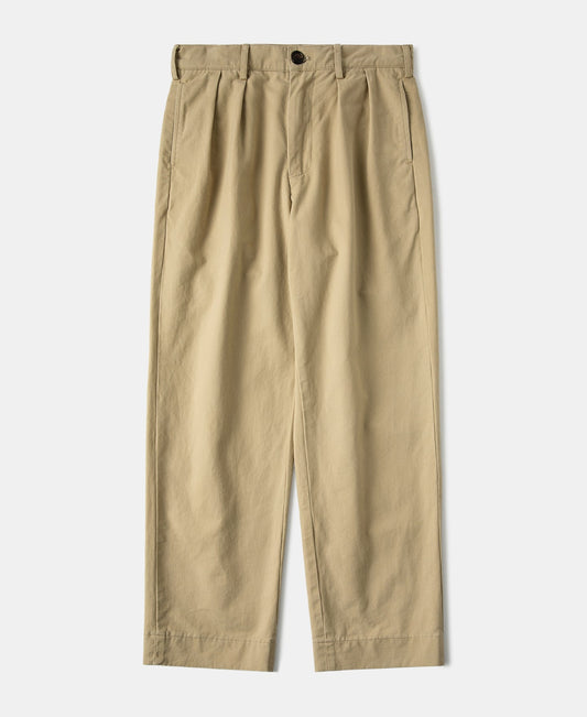 Classic Fit Two-Pleated Chino - Khaki