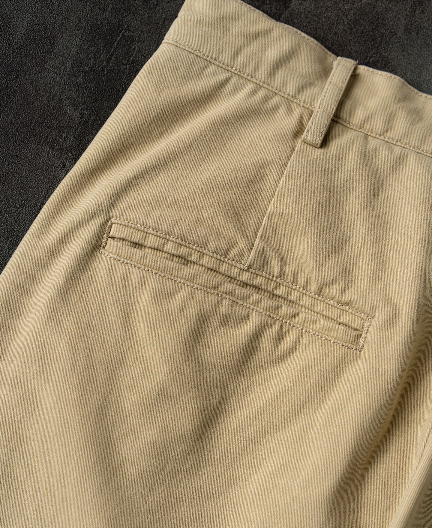 Classic Fit Two-Pleated Chino - Khaki
