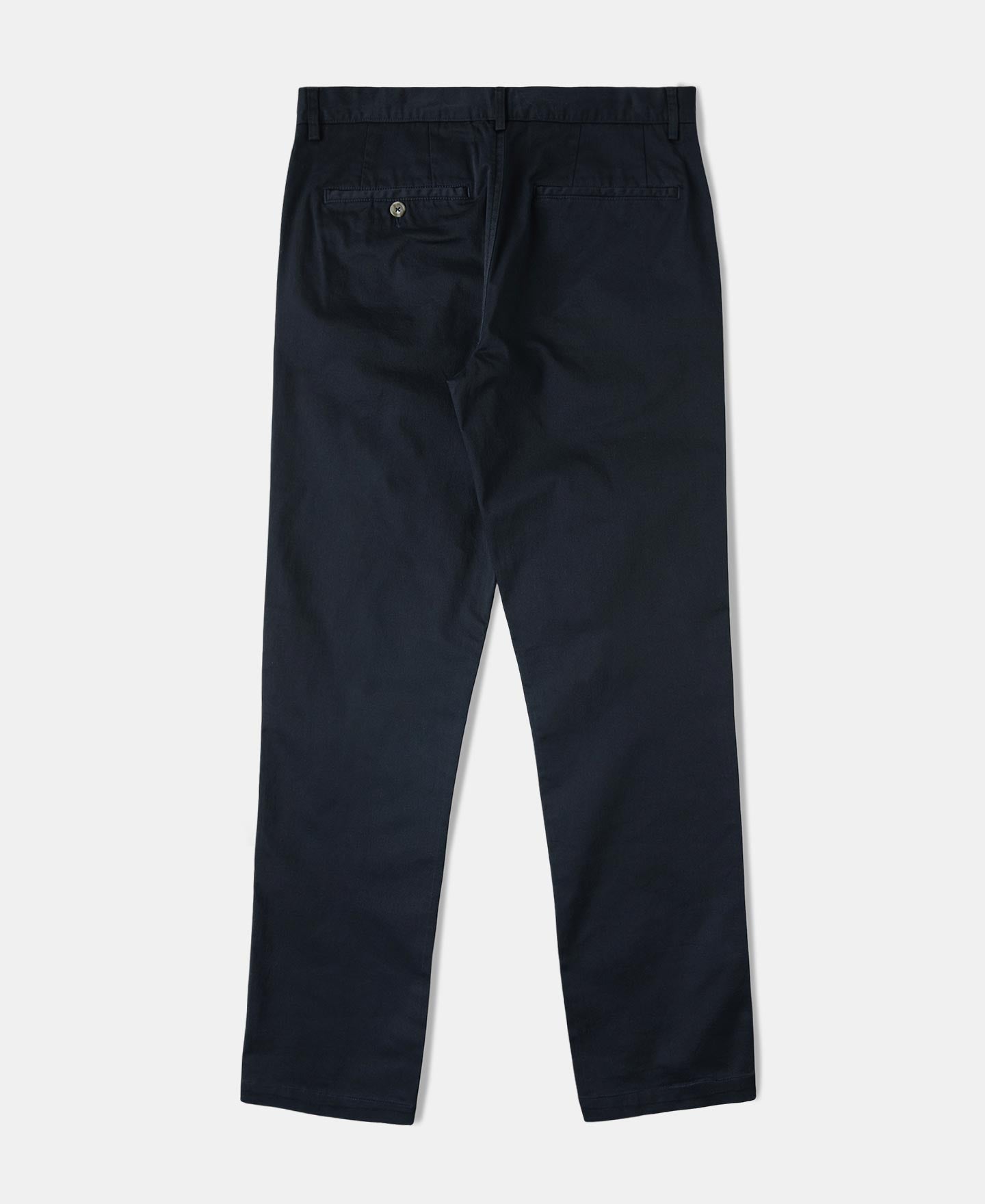 Cotton-Blend Slim Tapered Trousers - Navy