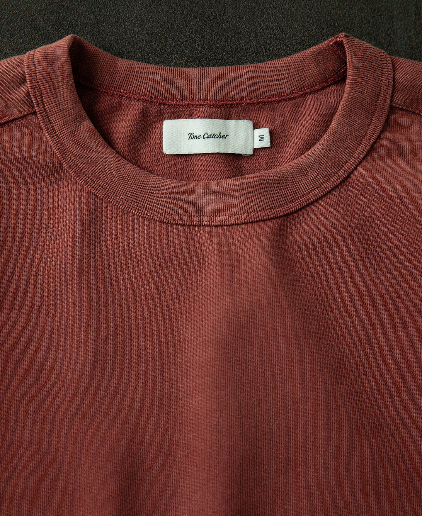 Sun-Washed Cotton Long Sleeve T-Shirt - Clay