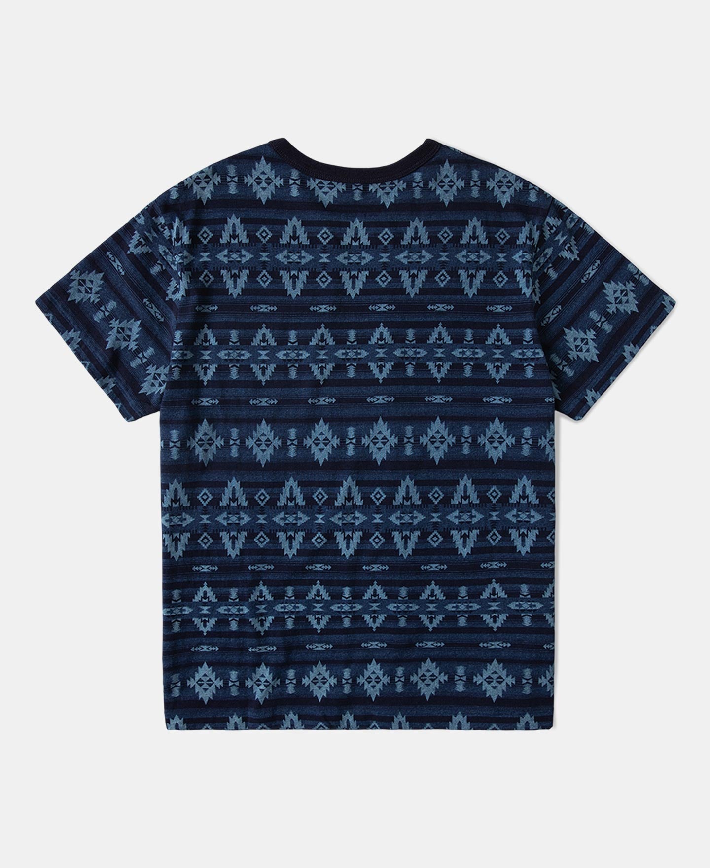 Dark Indigo Navajo-Inspired Pocket T-Shirt
