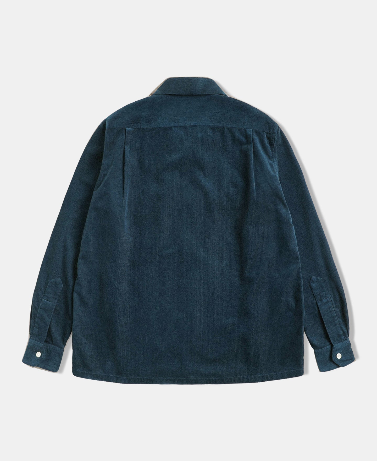 Lot 220 Corduroy Open Collar Shirt - Indigo