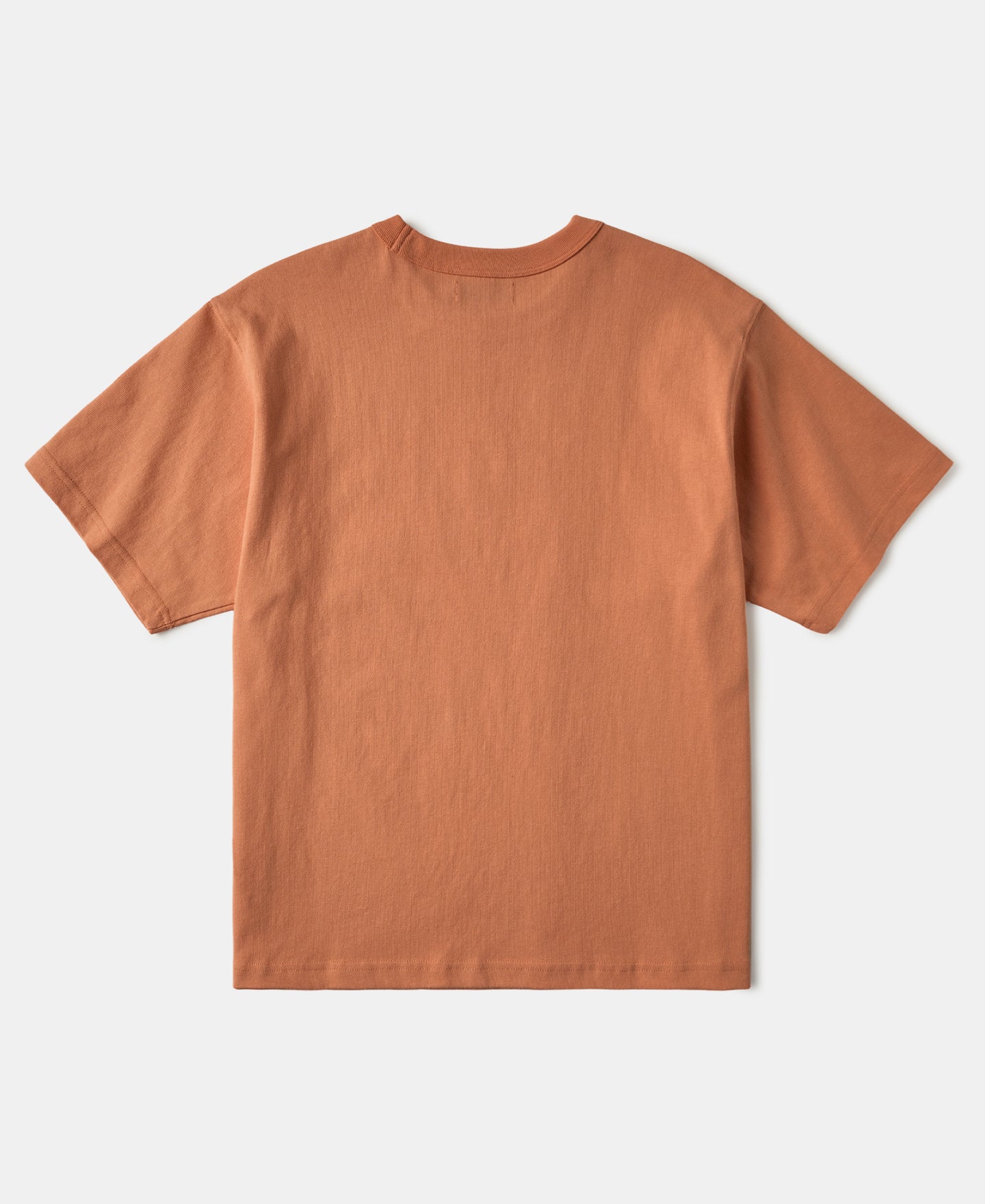 1990s Heavyweight Cotton Jersey Boxy T-Shirt - Light Orange