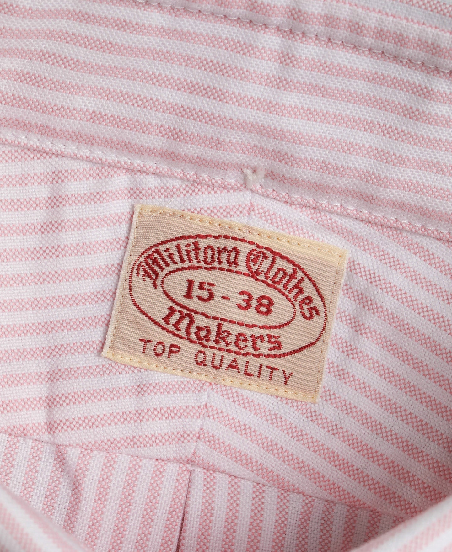 Lot 219 Button Down Oxford Shirt - Pink Stripe