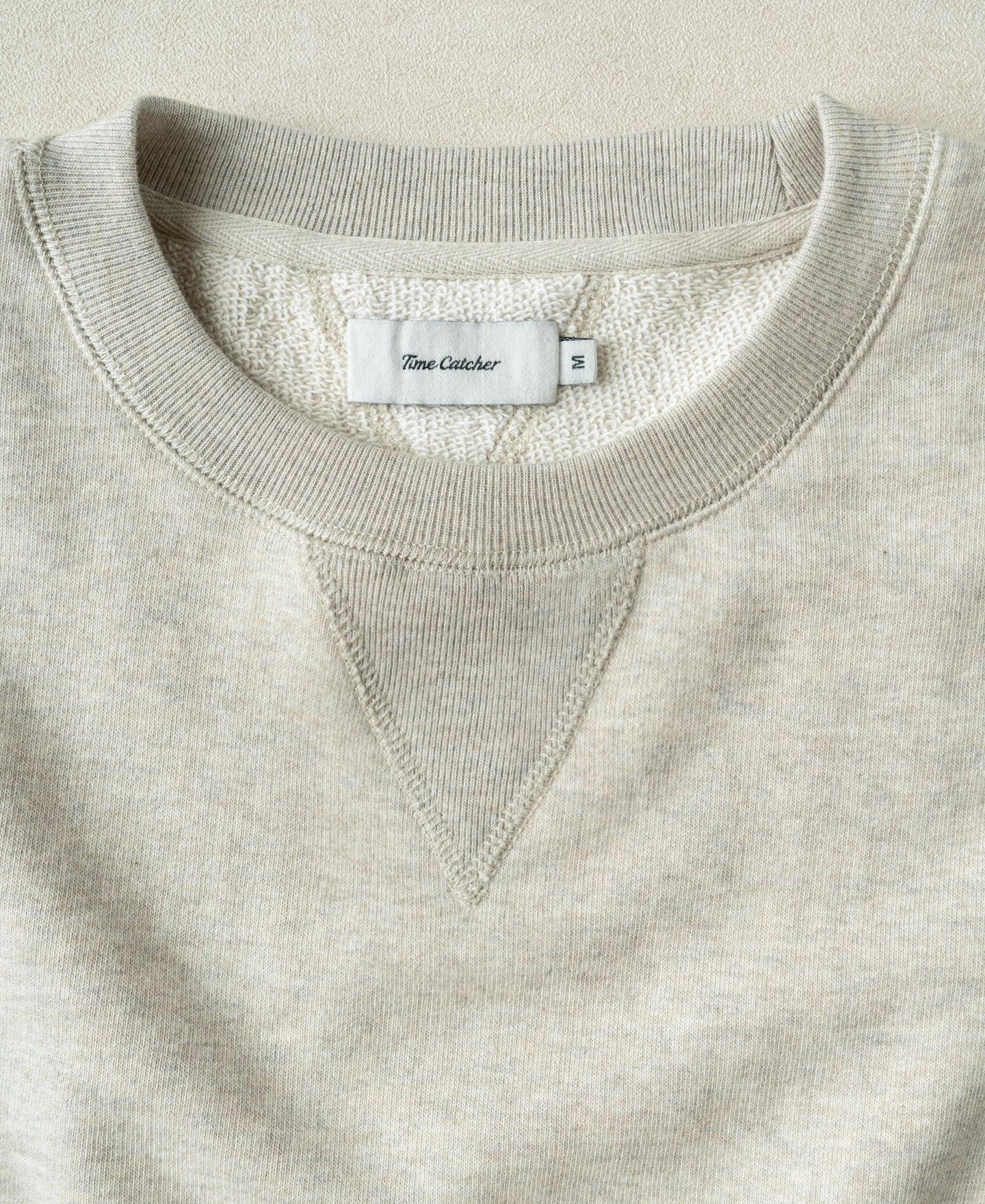 Heavyweight Double V-Gusset Tubular Sweatshirt - Apricot