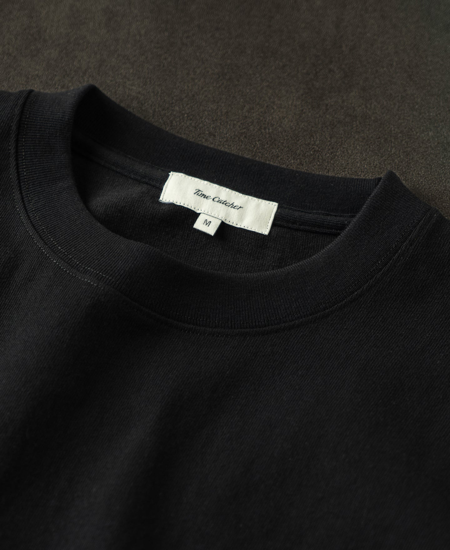Regular Fit Heavyweight Tubular Jersey T-Shirt - Black