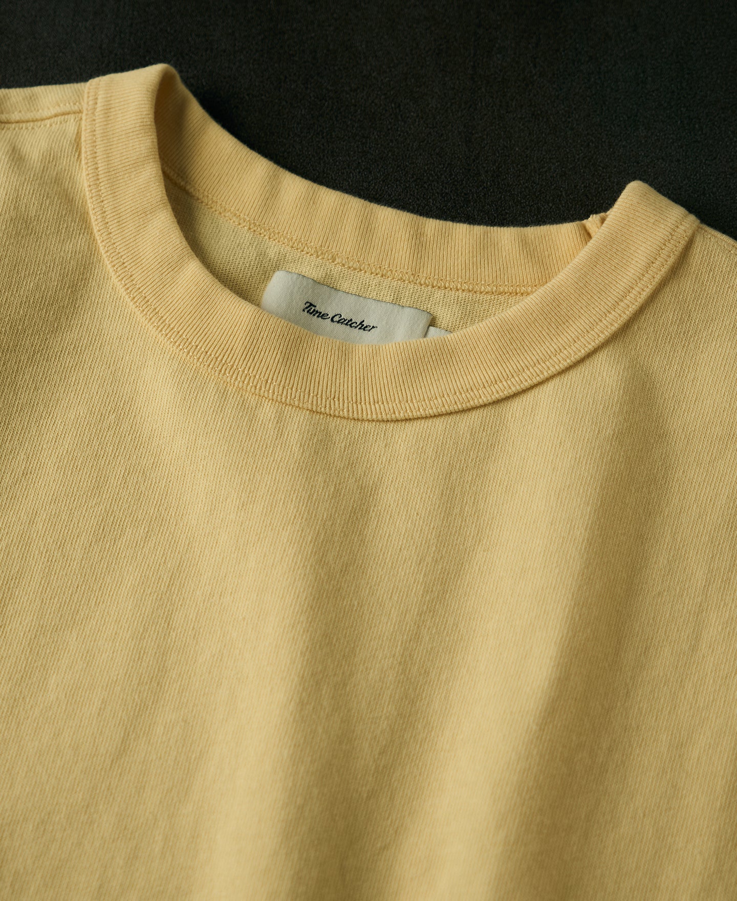 1990s Heavyweight Cotton Jersey Boxy T-Shirt - Yellow
