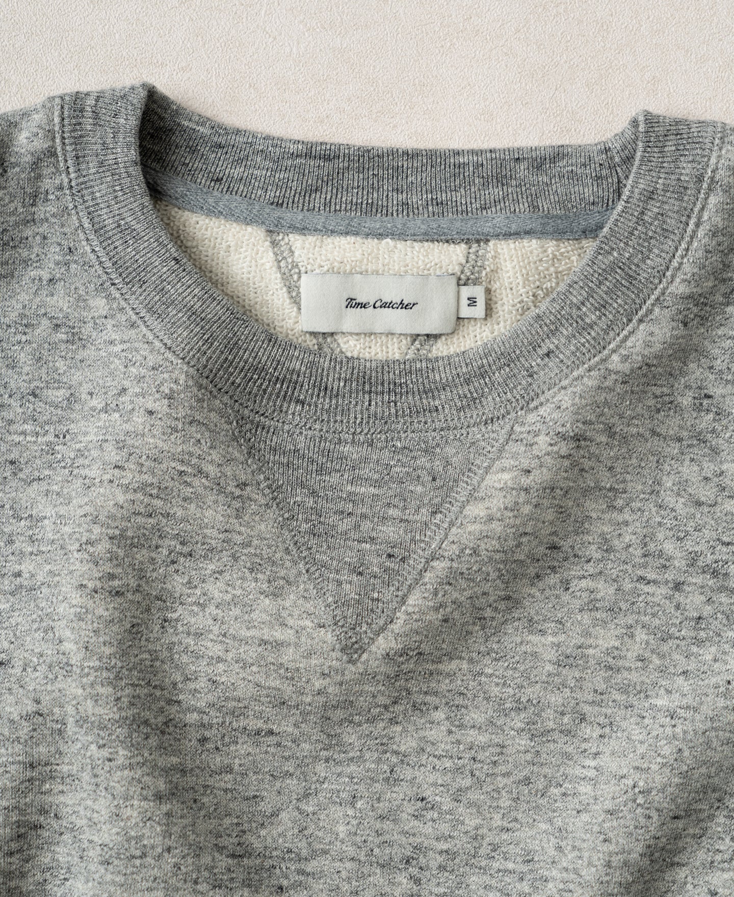 Heavyweight Double V-Gusset Tubular Sweatshirt - Heather Gray