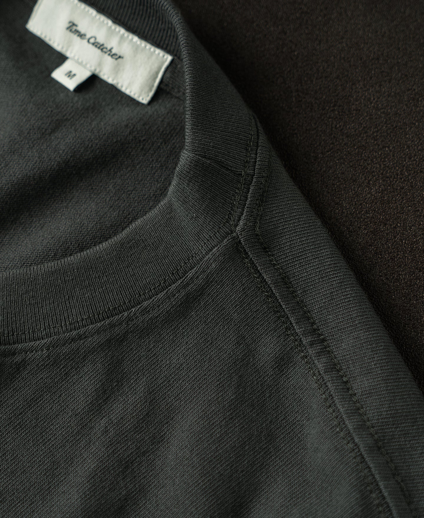 Regular Fit Heavyweight Tubular Jersey T-Shirt - Vintage Black