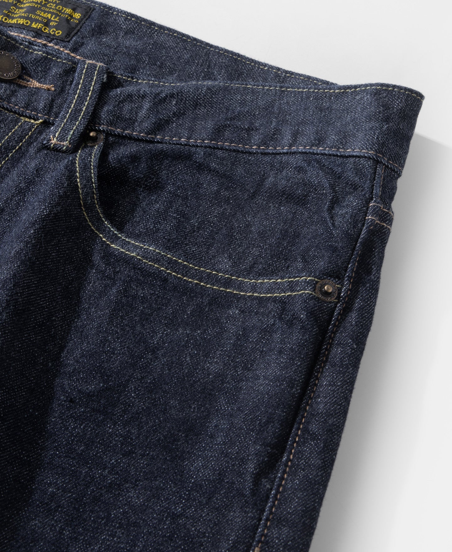13.5 oz Blue Selvedge Denim Jeans - Prewashed
