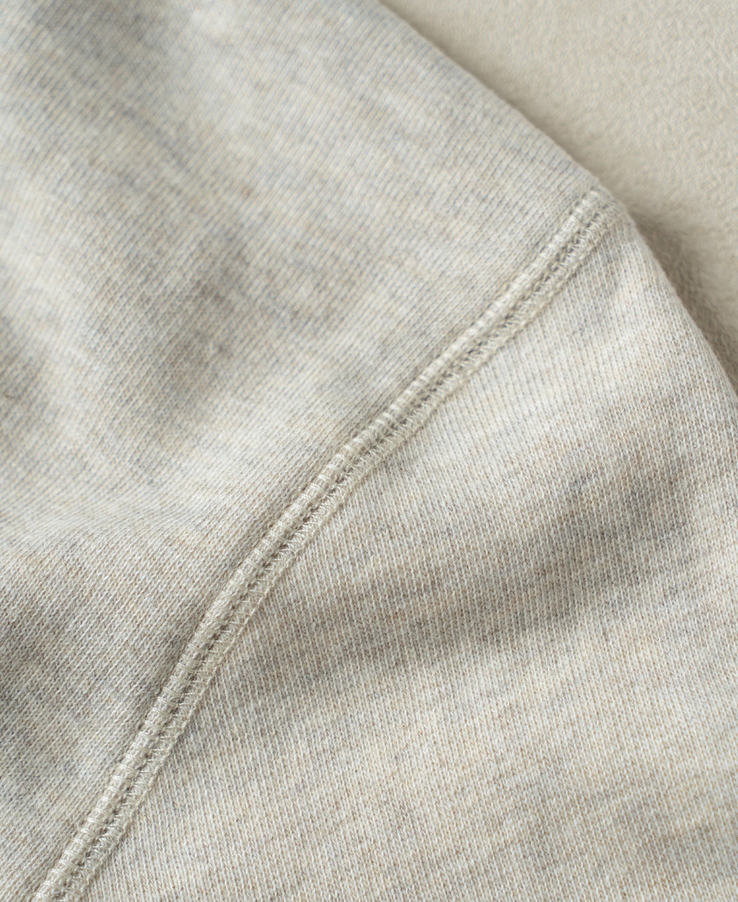 Heavyweight Double V-Gusset Tubular Sweatshirt - Apricot