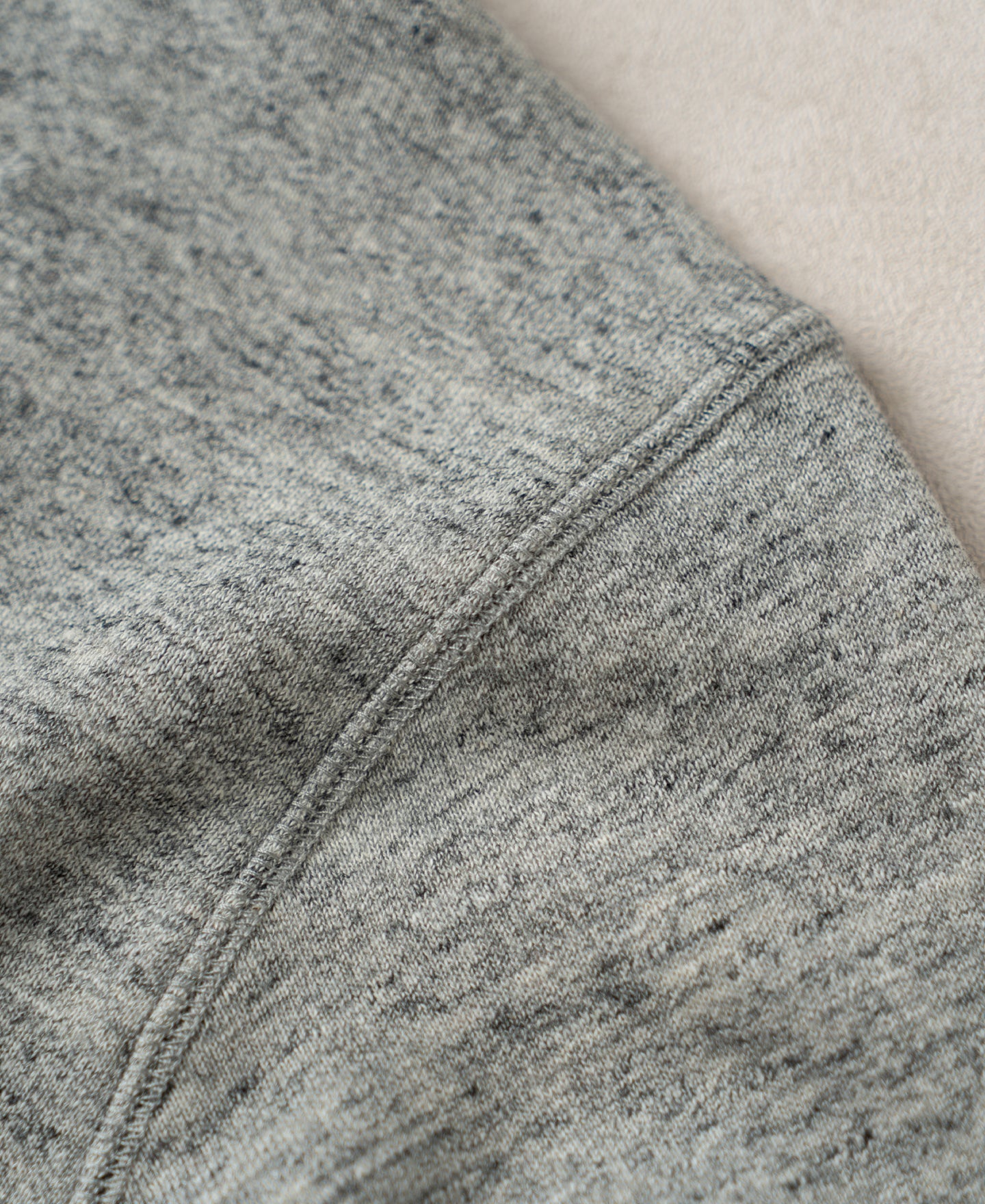 Heavyweight Double V-Gusset Tubular Sweatshirt - Heather Gray