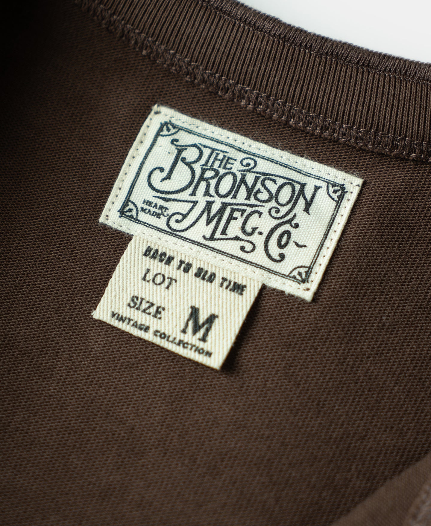 Vintage Long Sleeve Henley Shirt - Coffee