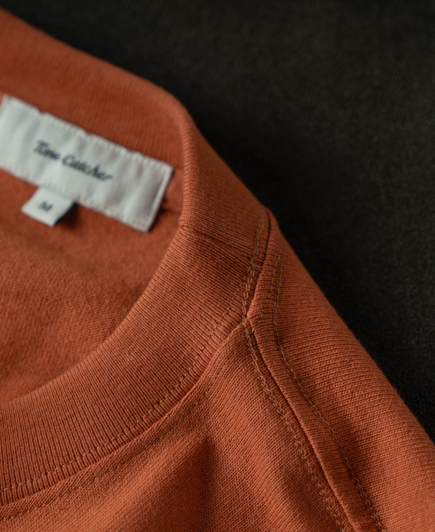 Regular Fit Heavyweight Tubular Jersey T-Shirt - Orange