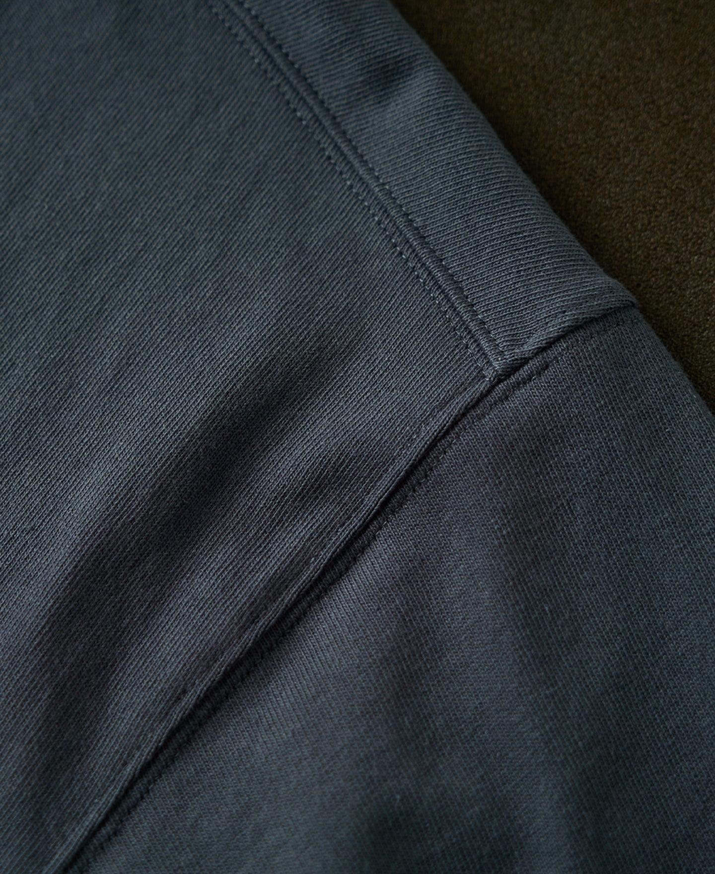1990s Heavyweight Cotton Jersey Boxy T-Shirt - Gray Blue