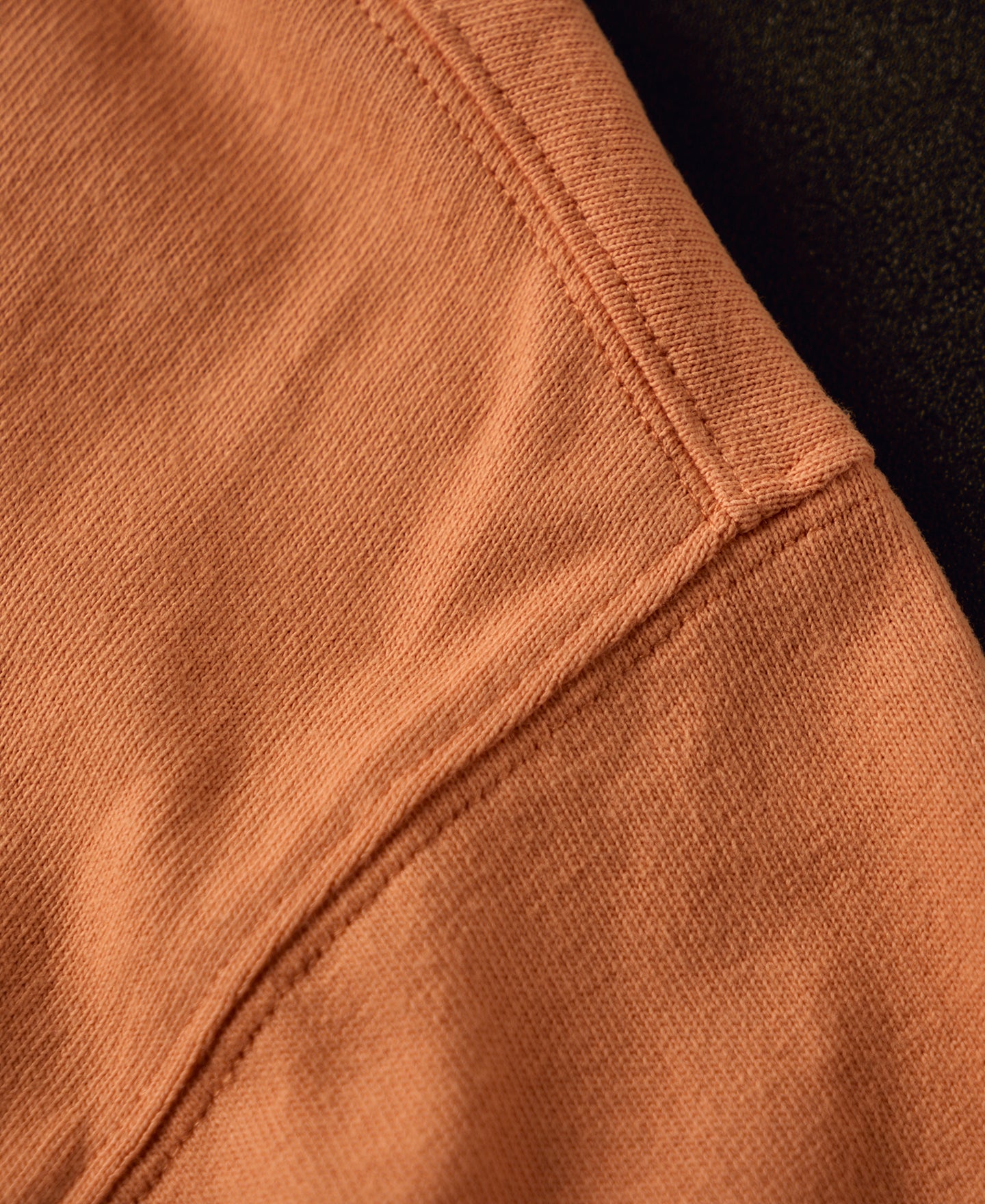 1990s Heavyweight Cotton Jersey Boxy T-Shirt - Light Orange