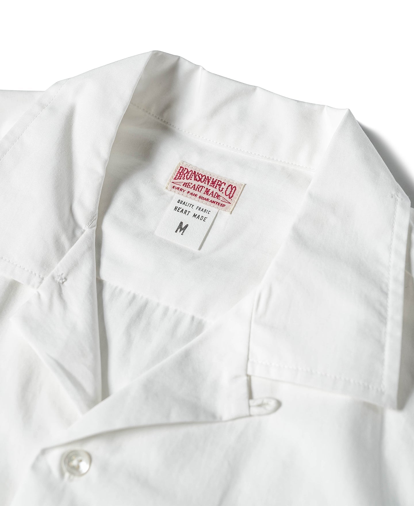 Classic Panama Open Collar Shirt - Ivory White