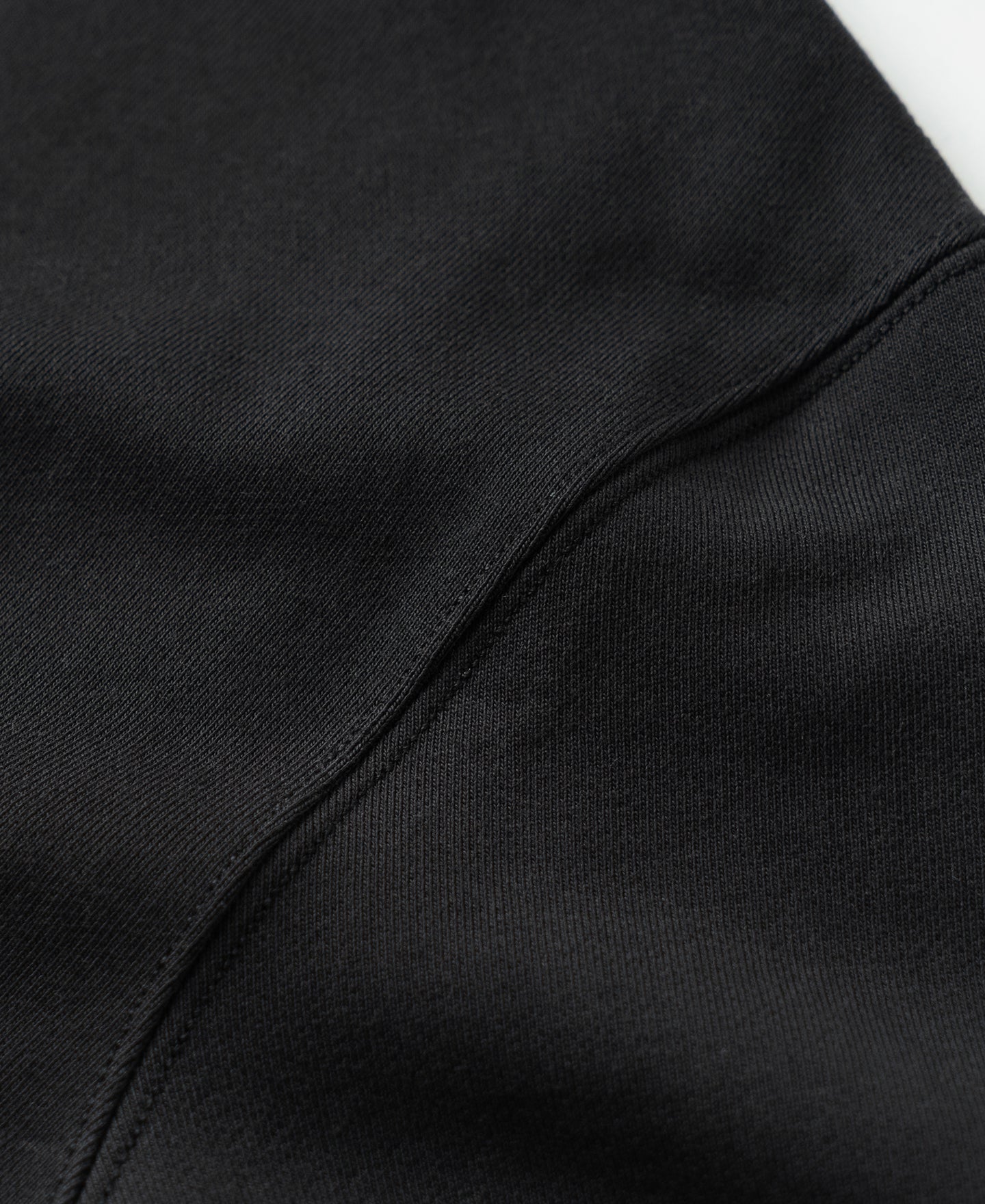 Lot 122 1940s Plain Set-in Crewneck Sweatshirt - Black
