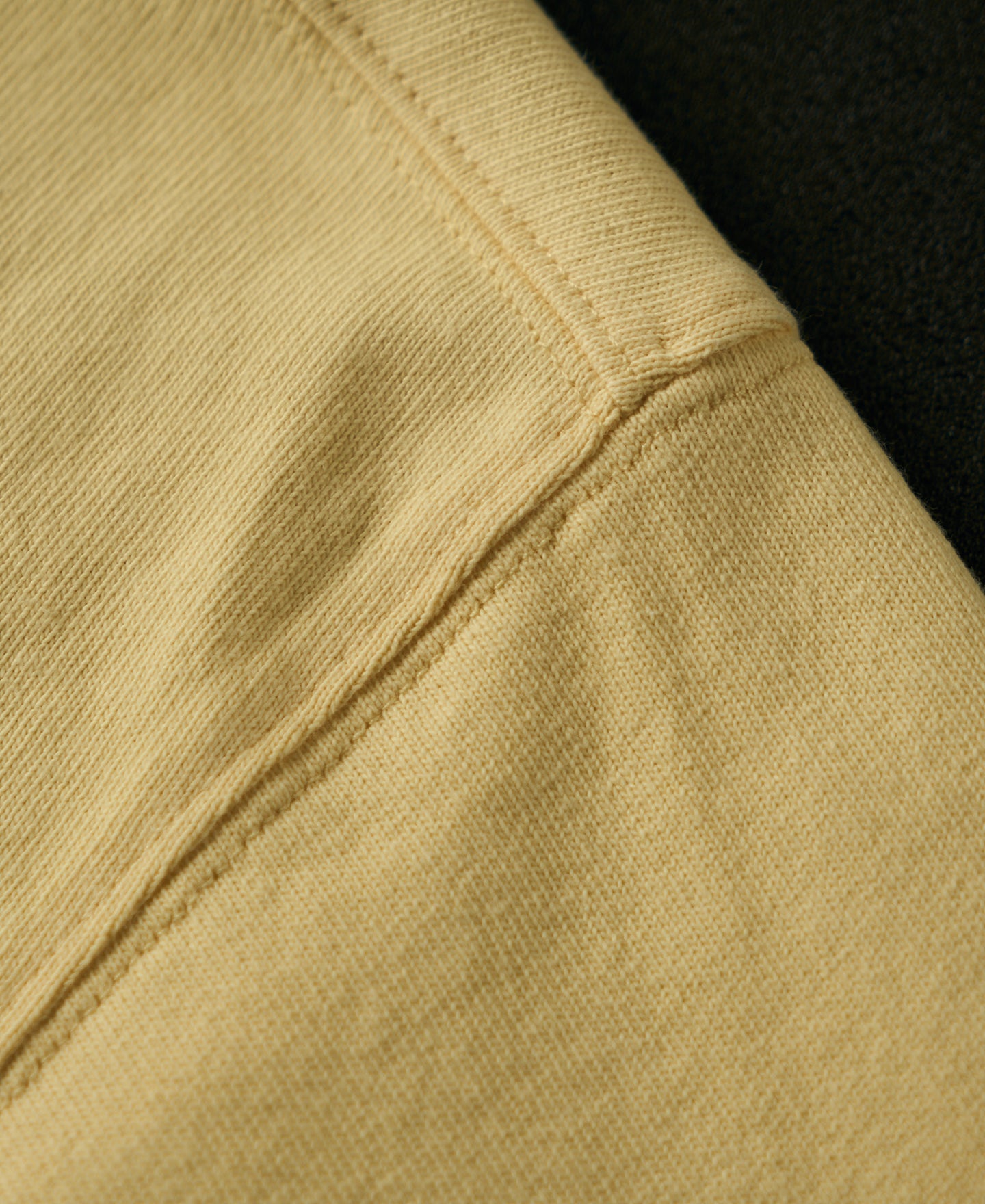 1990s Heavyweight Cotton Jersey Boxy T-Shirt - Yellow