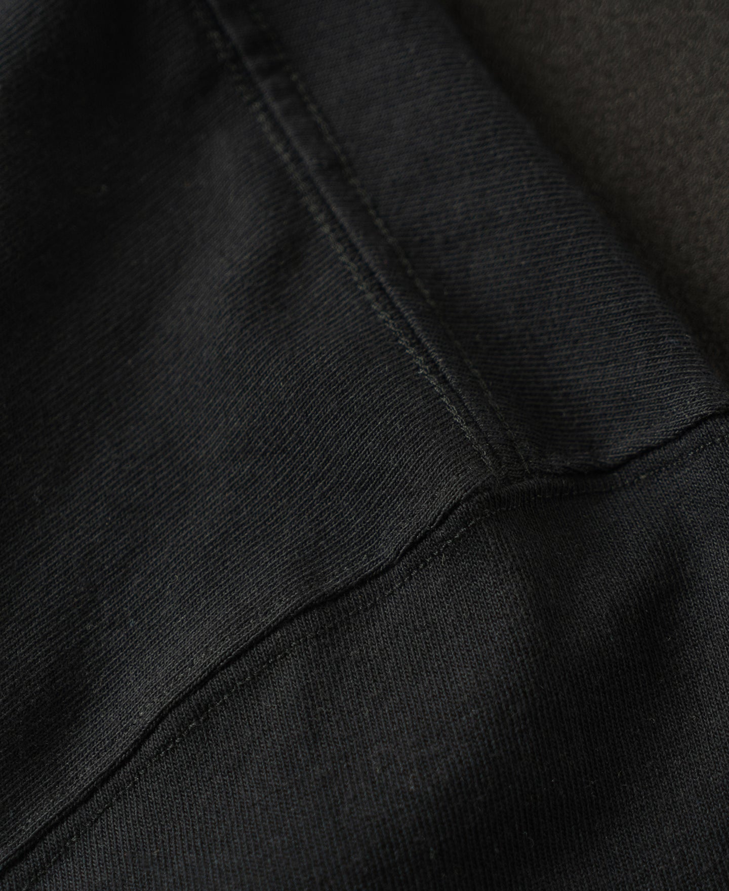 Regular Fit Heavyweight Tubular Jersey T-Shirt - Black