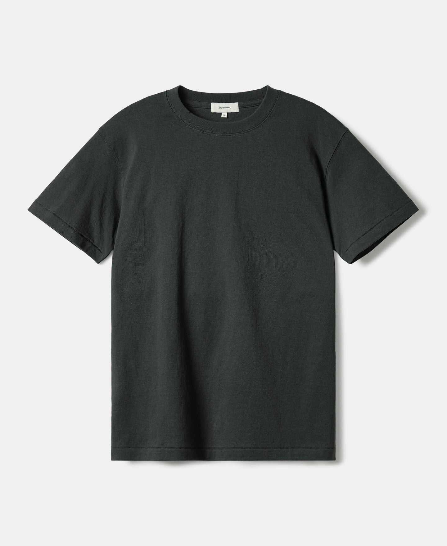 Regular Fit Heavyweight Tubular Jersey T-Shirt - Vintage Black