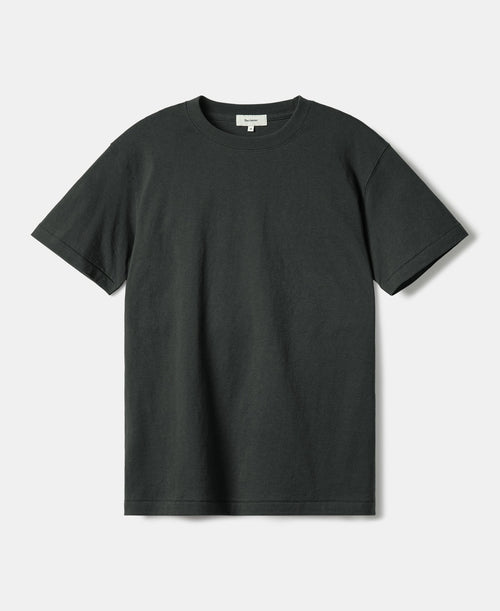 Regular Fit Heavyweight Tubular Jersey T-Shirt - Vintage Black