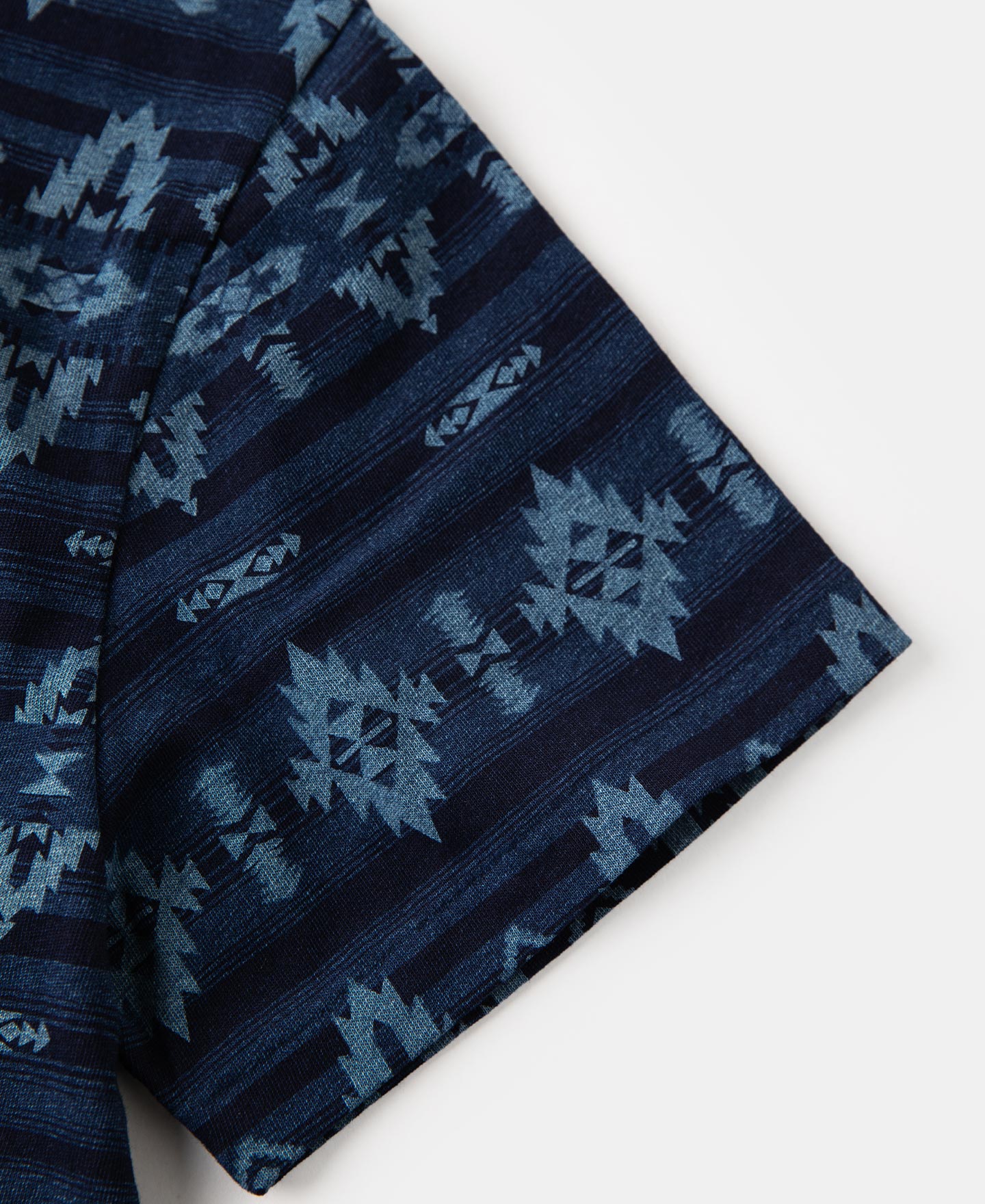 Dark Indigo Navajo-Inspired Pocket T-Shirt