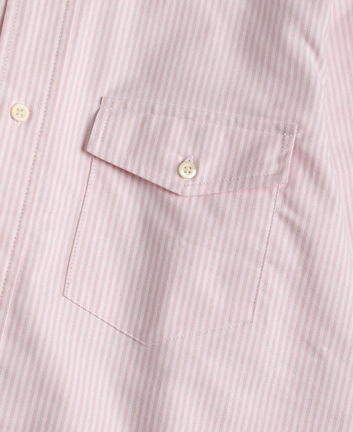 Lot 219 Button Down Oxford Shirt - Pink Stripe