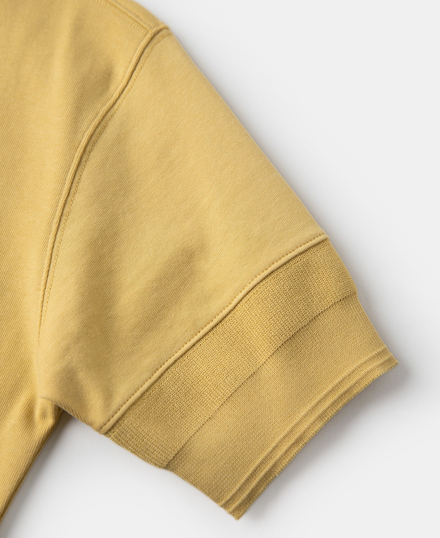 Vintage Short Sleeve Henley T-Shirt - Yellow
