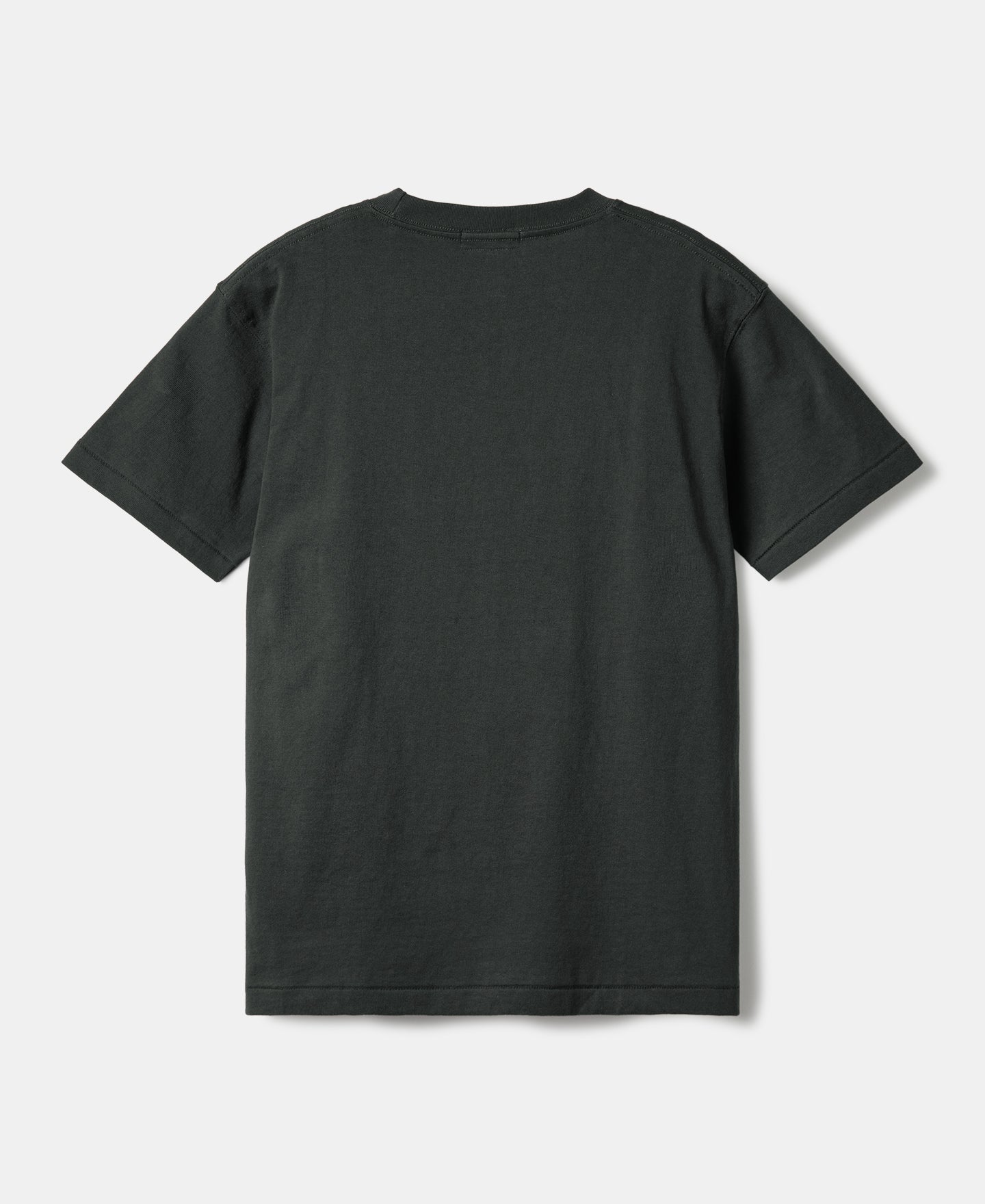 Regular Fit Heavyweight Tubular Jersey T-Shirt - Vintage Black