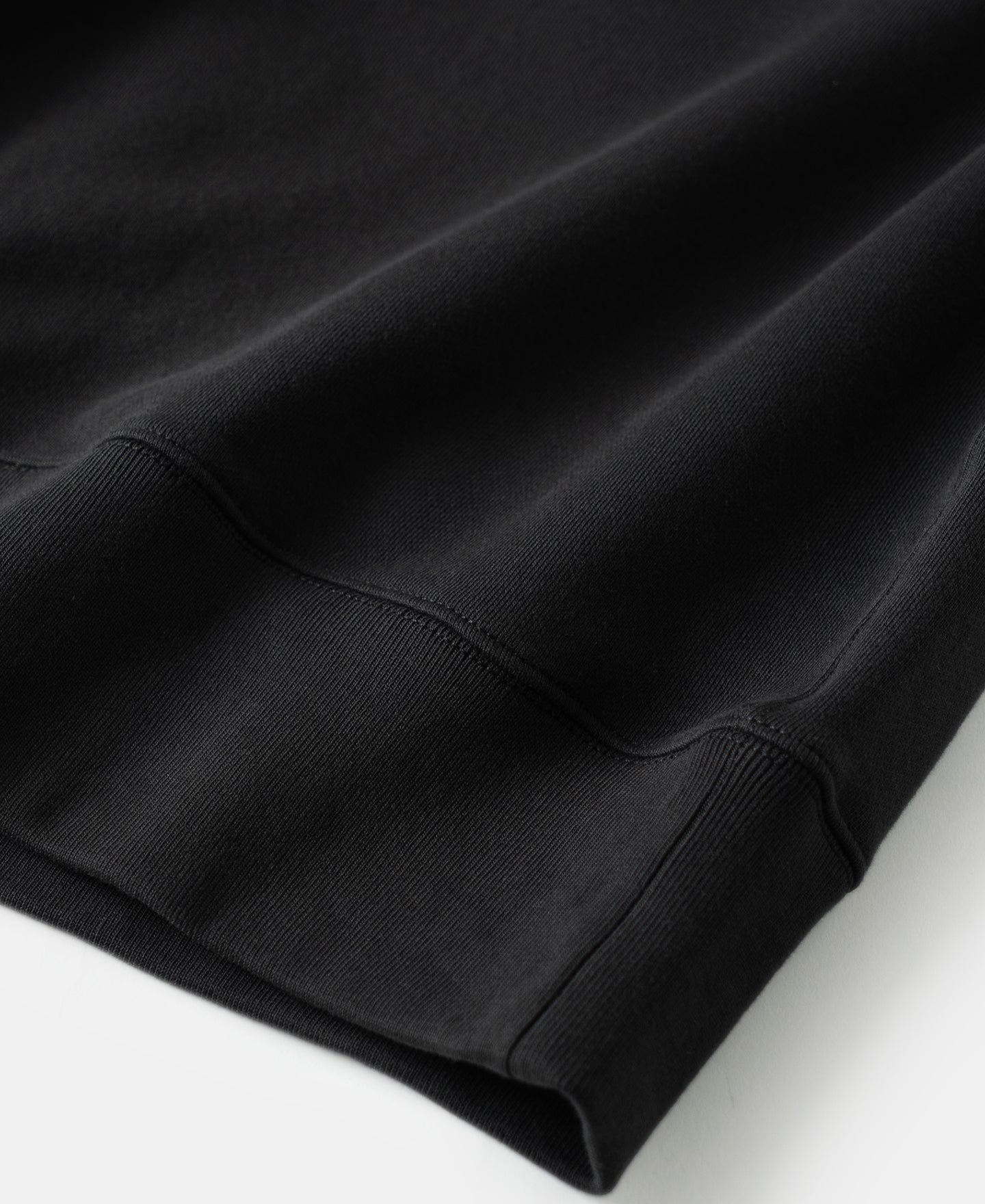 Lot 122 1940s Plain Set-in Crewneck Sweatshirt - Black