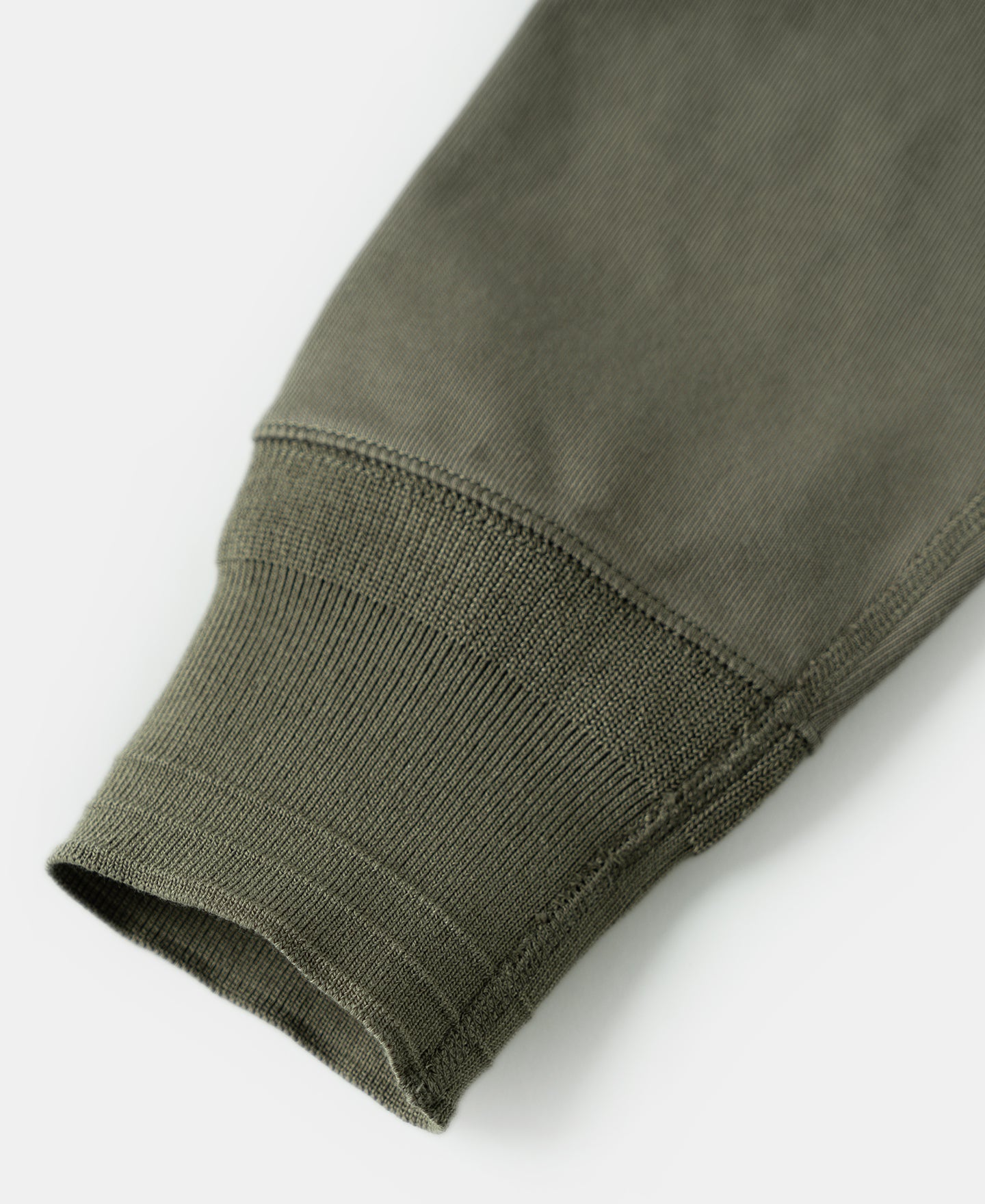 Vintage Long Sleeve Henley Shirt - Light Olive